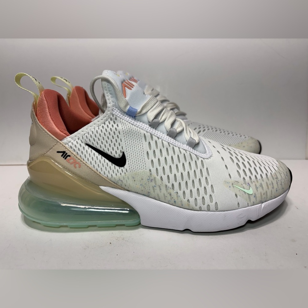 Nike Air Max 270 Men US 10.5 White/Black-Sanddrift Limited Edition Sneakers NEW